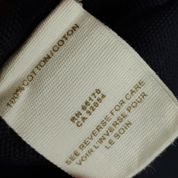 Free People 100% Cotton Utility Jacket Size 8 Navy Blue Tie at Waist Snap Button - Picture 9 of 10